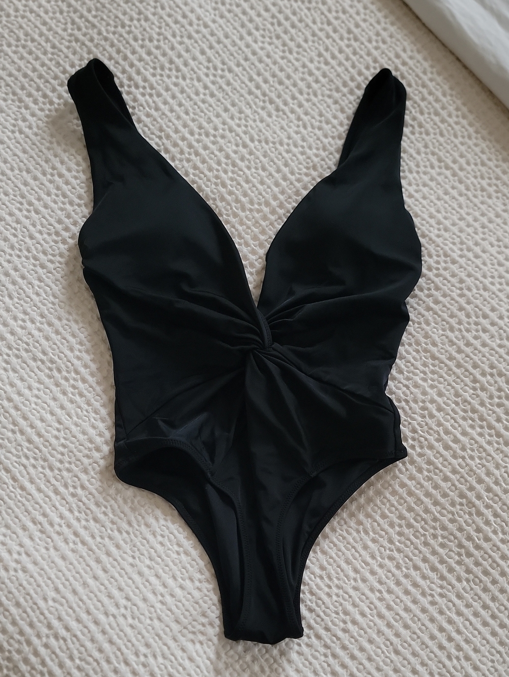 Victoria's Secret Black Twist-Knot Kids One-Piece